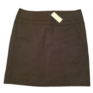 Ann Taylor Black Mini Skirt Sz 8 NWT